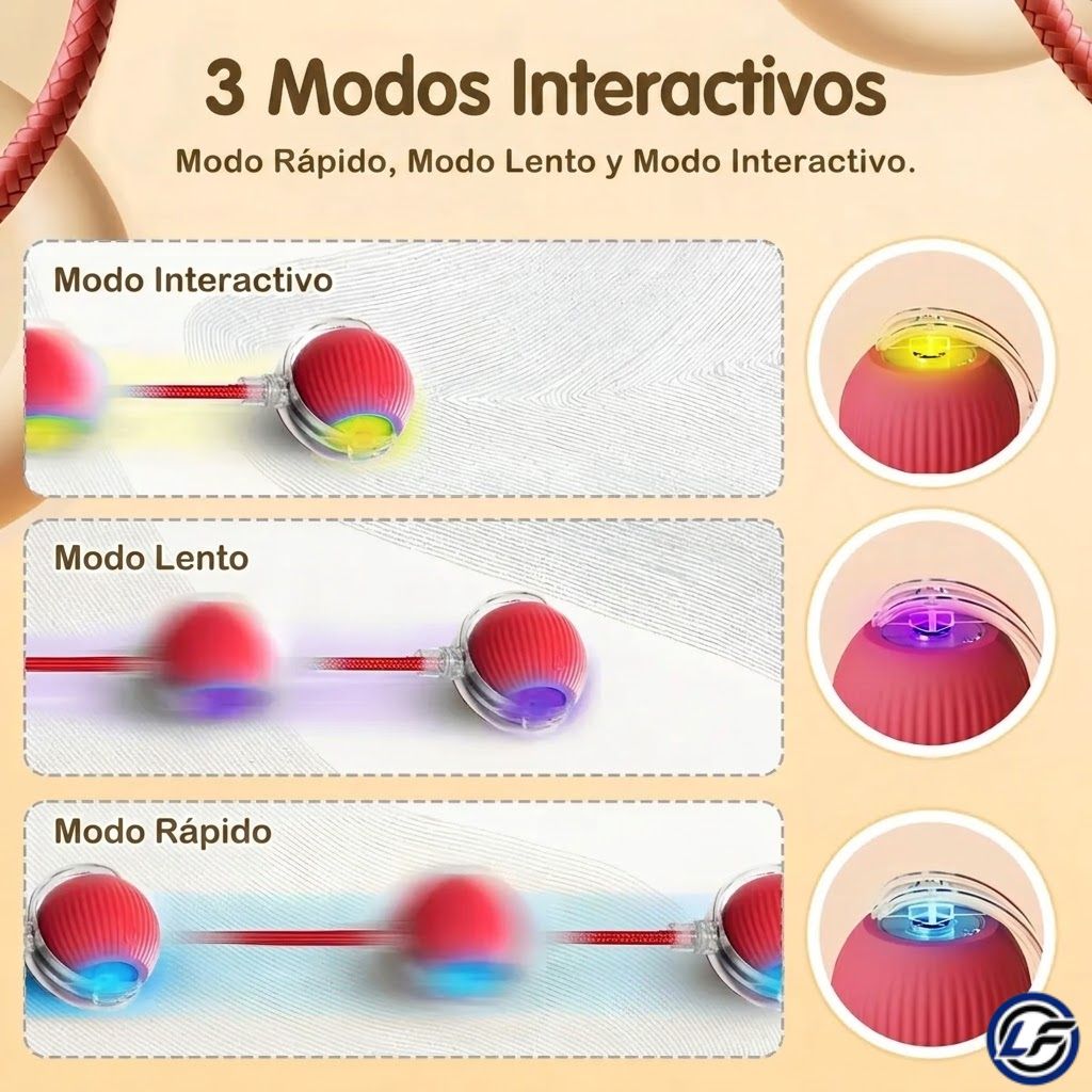 Pelota inteligente Mascota con cuerda