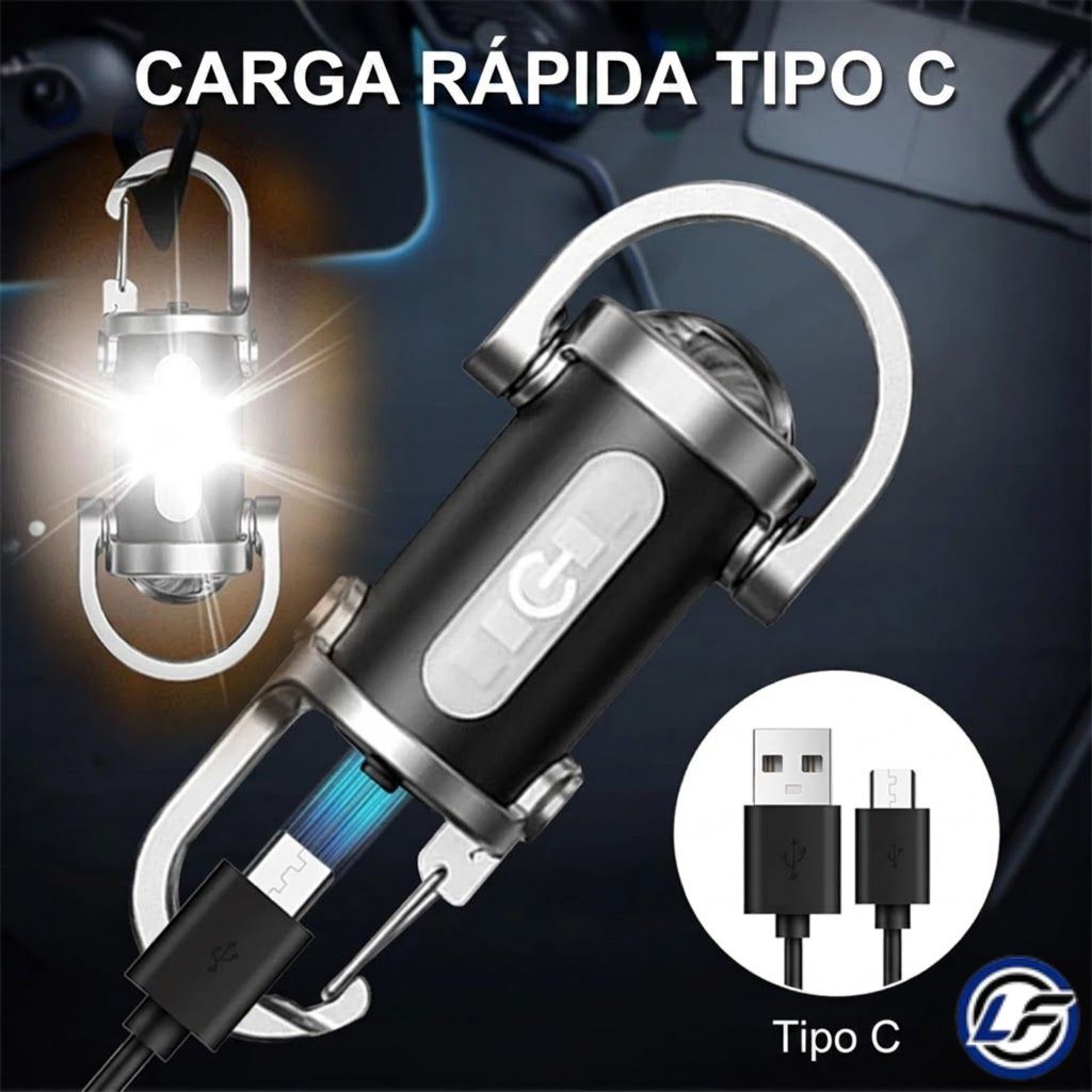 Linterna Llavero Ultra Potente
