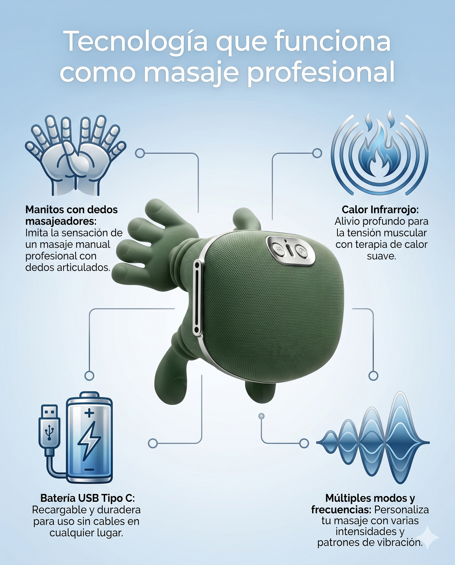 Masajeador Cervical de Mano