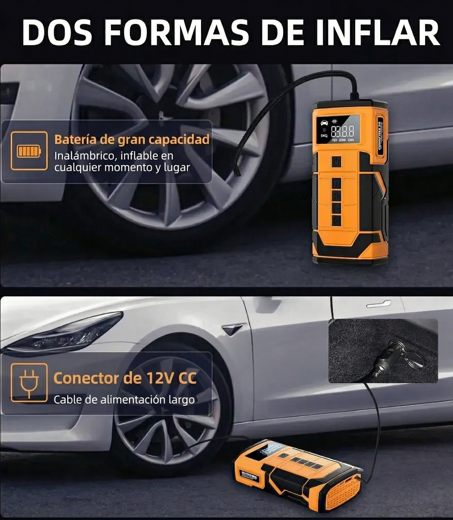 Compresor De Aire Y Arrancador de Batería!! (Ultimas unidades)