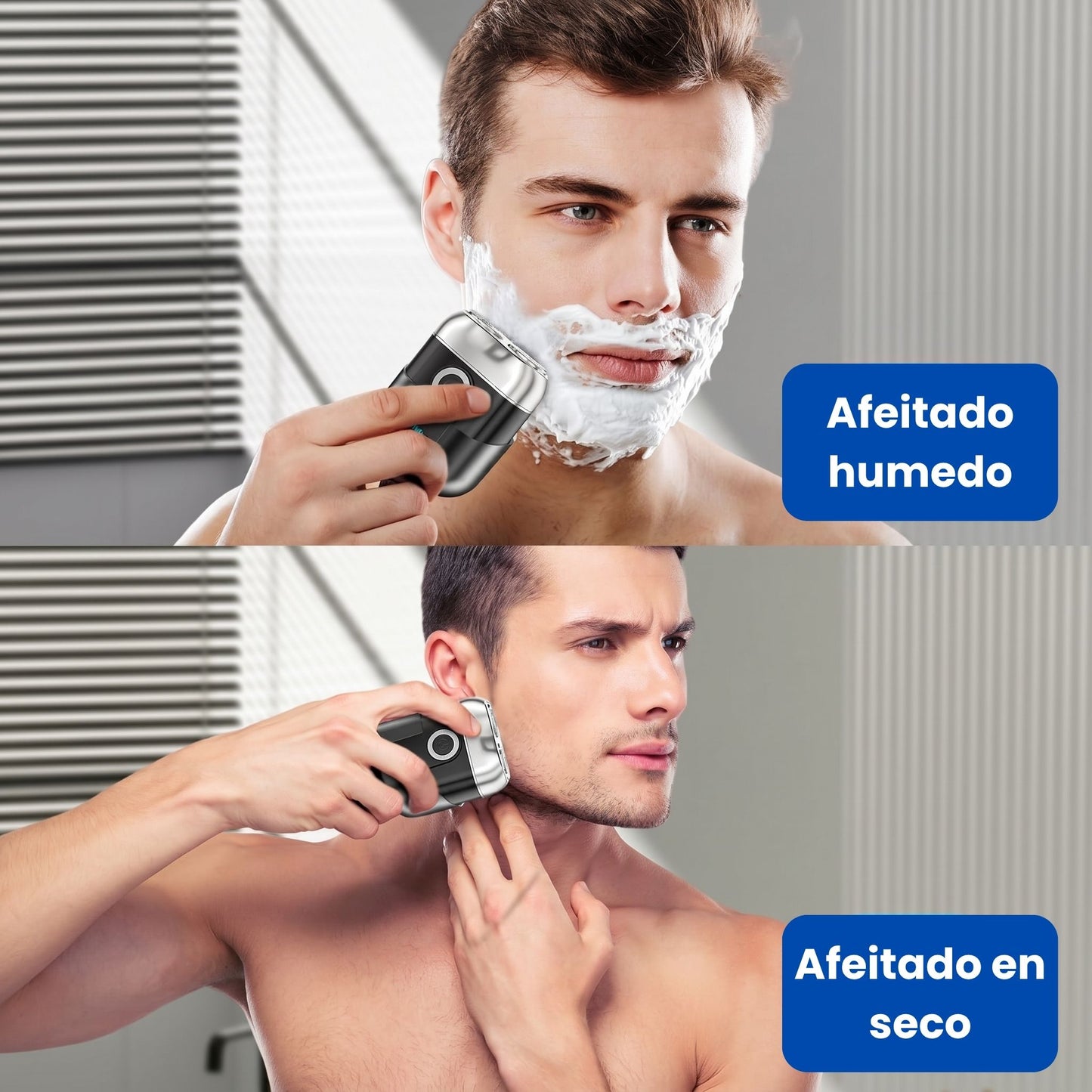 Mini afeitadora | Afeitado perfecto en cualquier lugar
