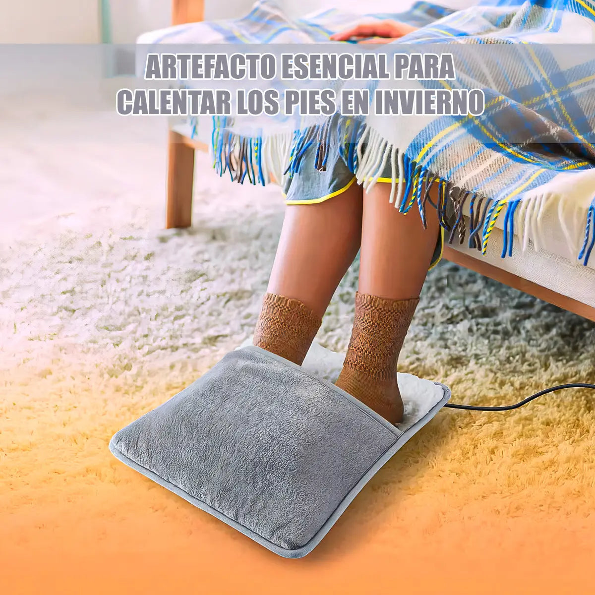 Calentador de pies eléctrico USB